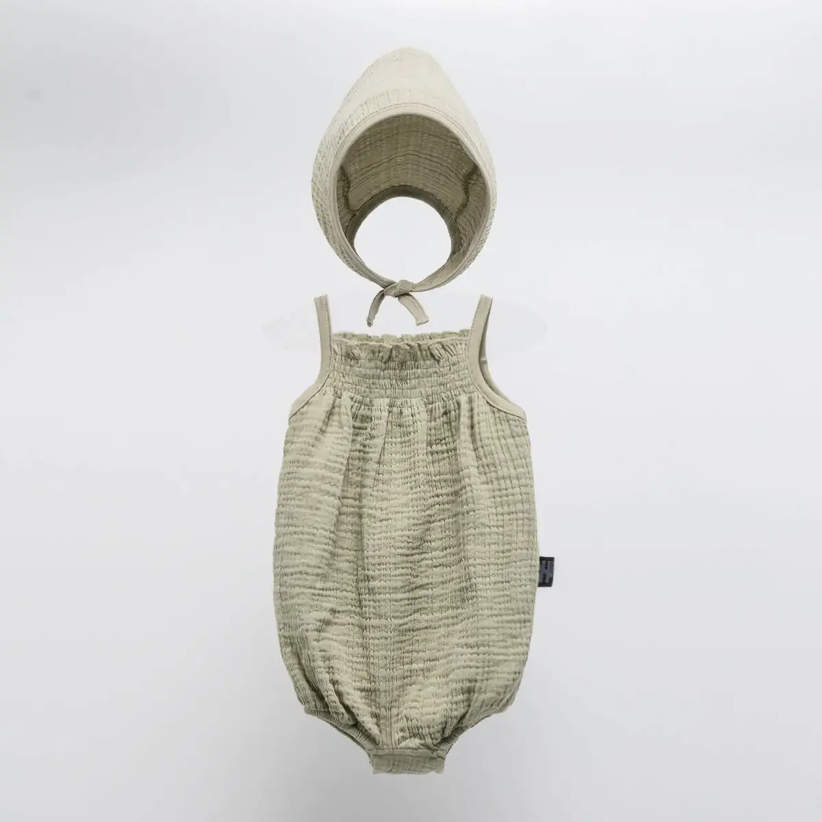Moi Noi Body Şapkalı Müslin Haki Moi Noi Body Şapkalı Müslin Haki