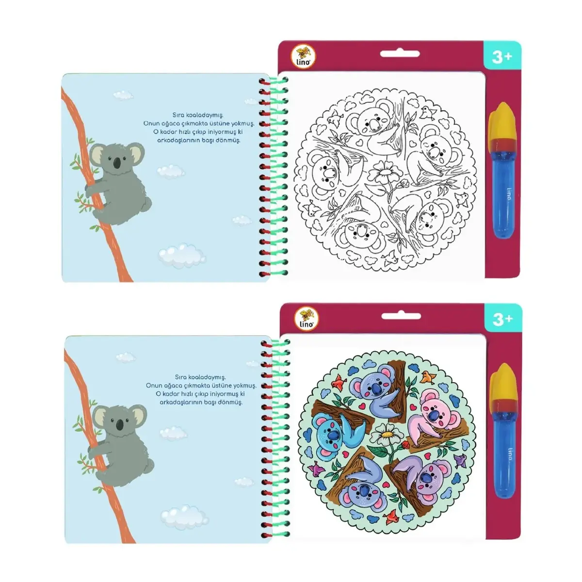 Lino Aqua Sihirli Boyama Kitabı Mandala