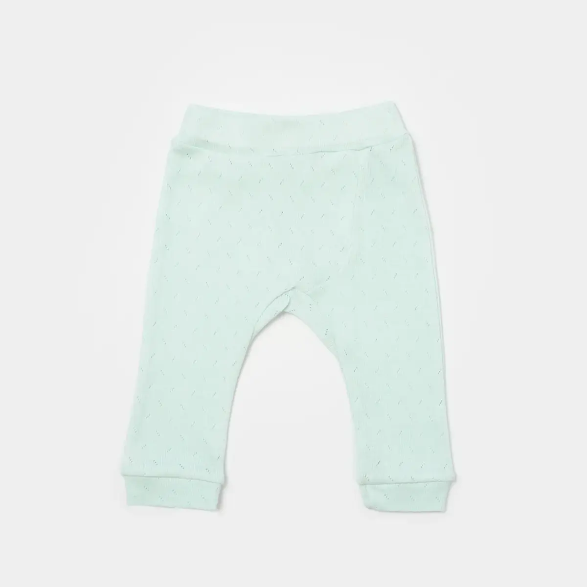 Bibaby Pantolon Patiksiz 2li Jakarlı Nil - Ekru