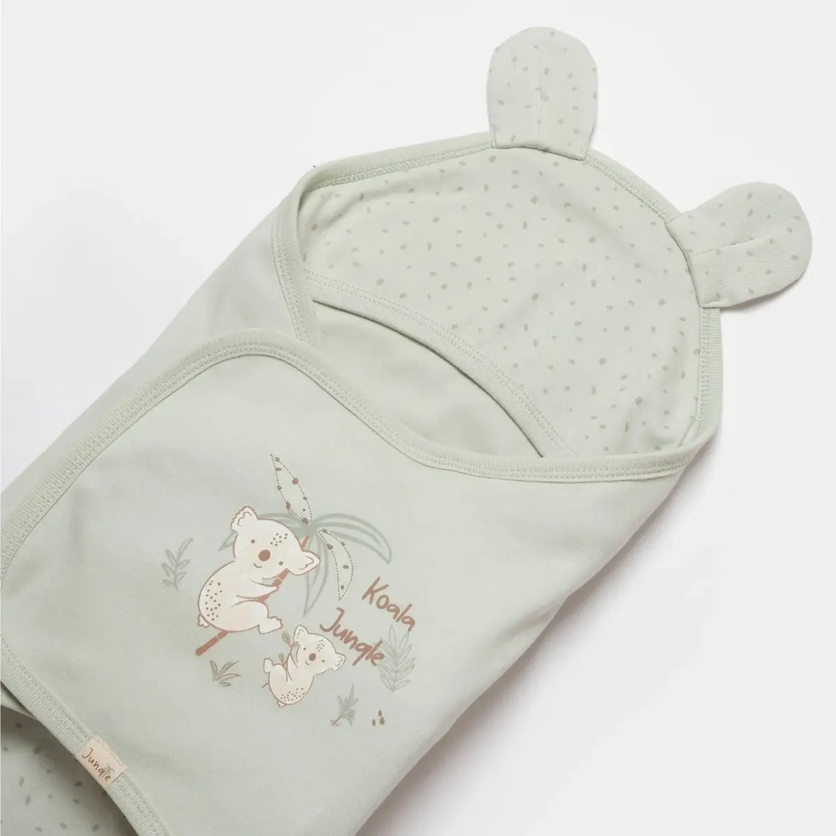 Bibaby Organik Kundak Battaniye Koala Jungle Mint