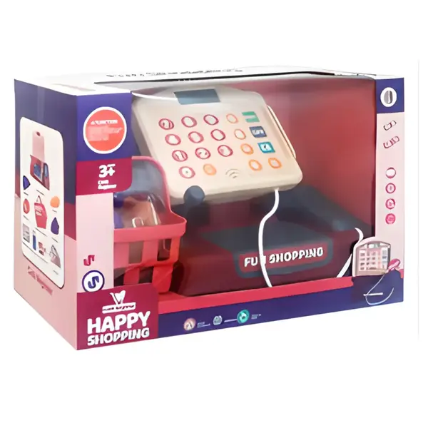 Happy Shopping Yazar Kasa Sesli Pilli