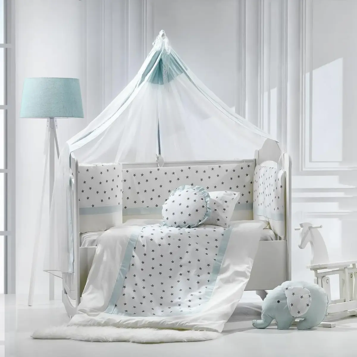 Momishop Elephant Uyku Seti Pop Coll. 75x130 Yeşil