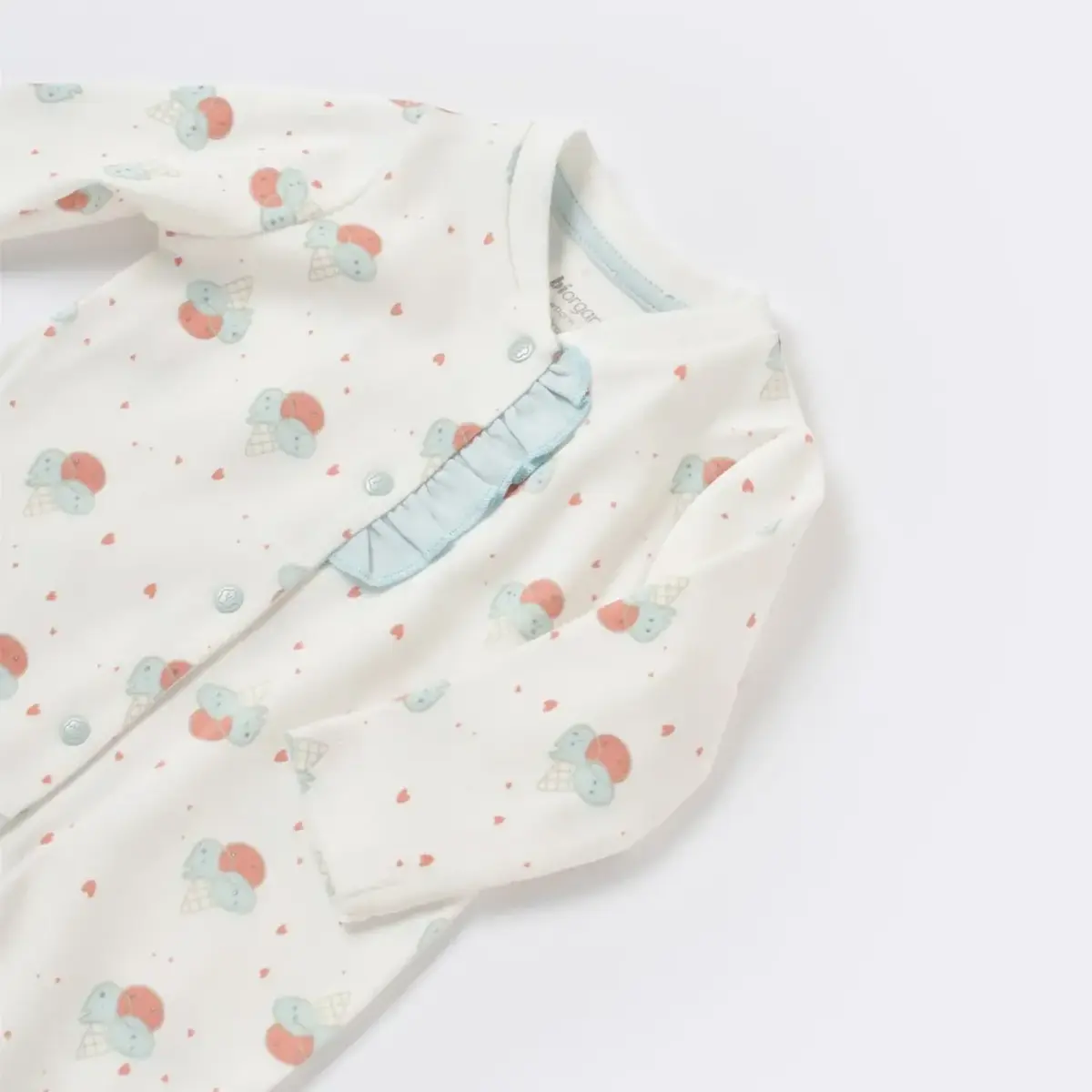 Bibaby Organik Tulum Pretty Ears Bunny Ekru