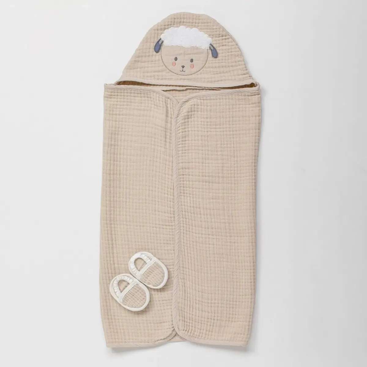 Andy Wawa Havlu Takımı Müslin Baby Home 80x80cm Bej