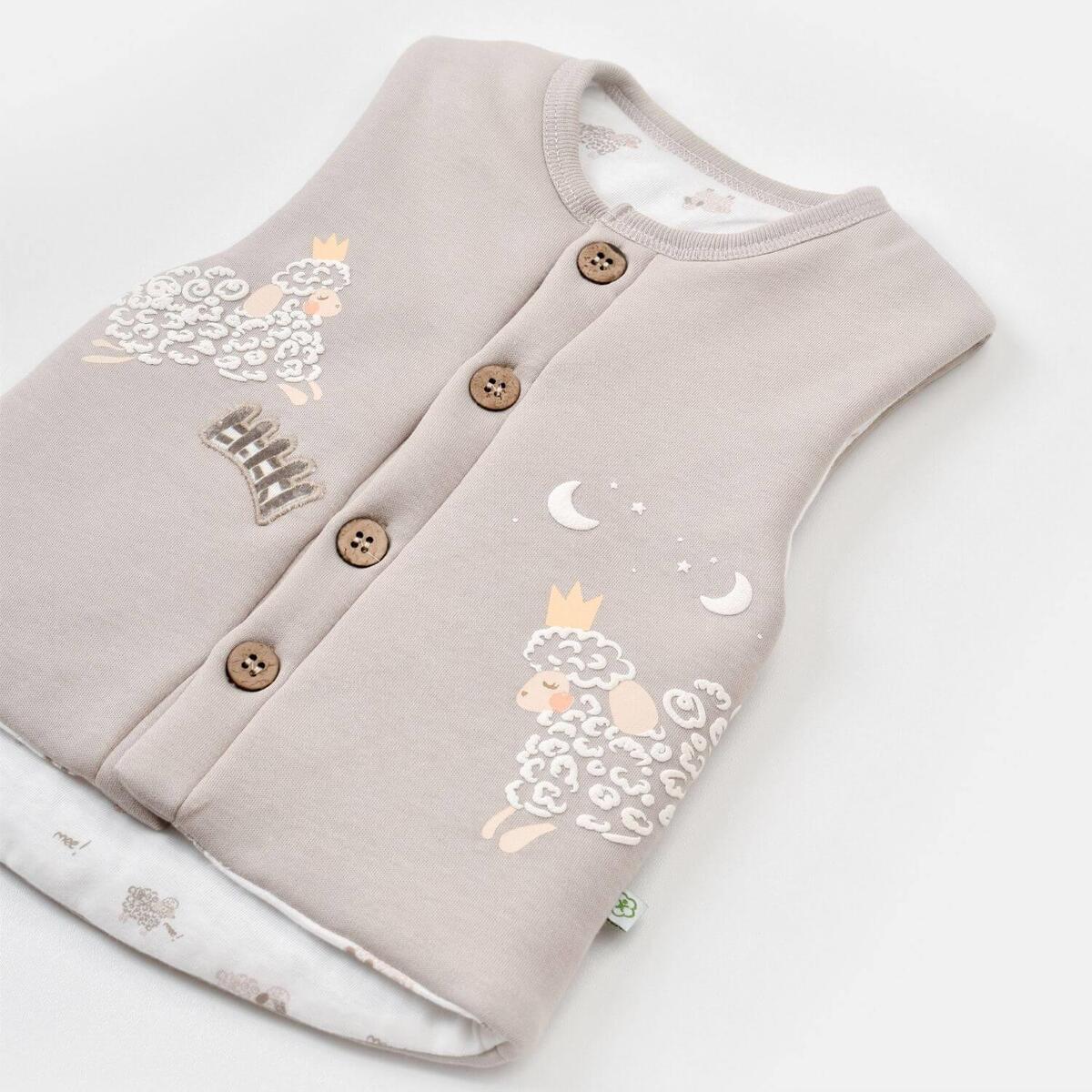 Bibaby Organik Yelek Curly Sheep Bej