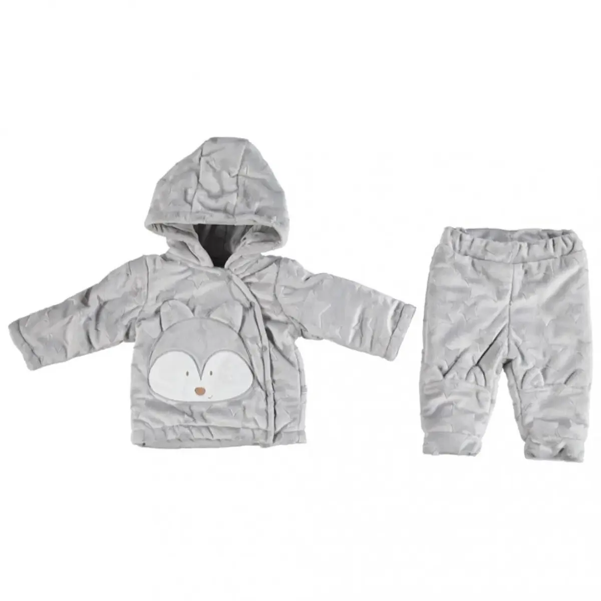 Bibaby 2li Takım Cute Fox Gri Bibaby 2li Takım Cute Fox Gri