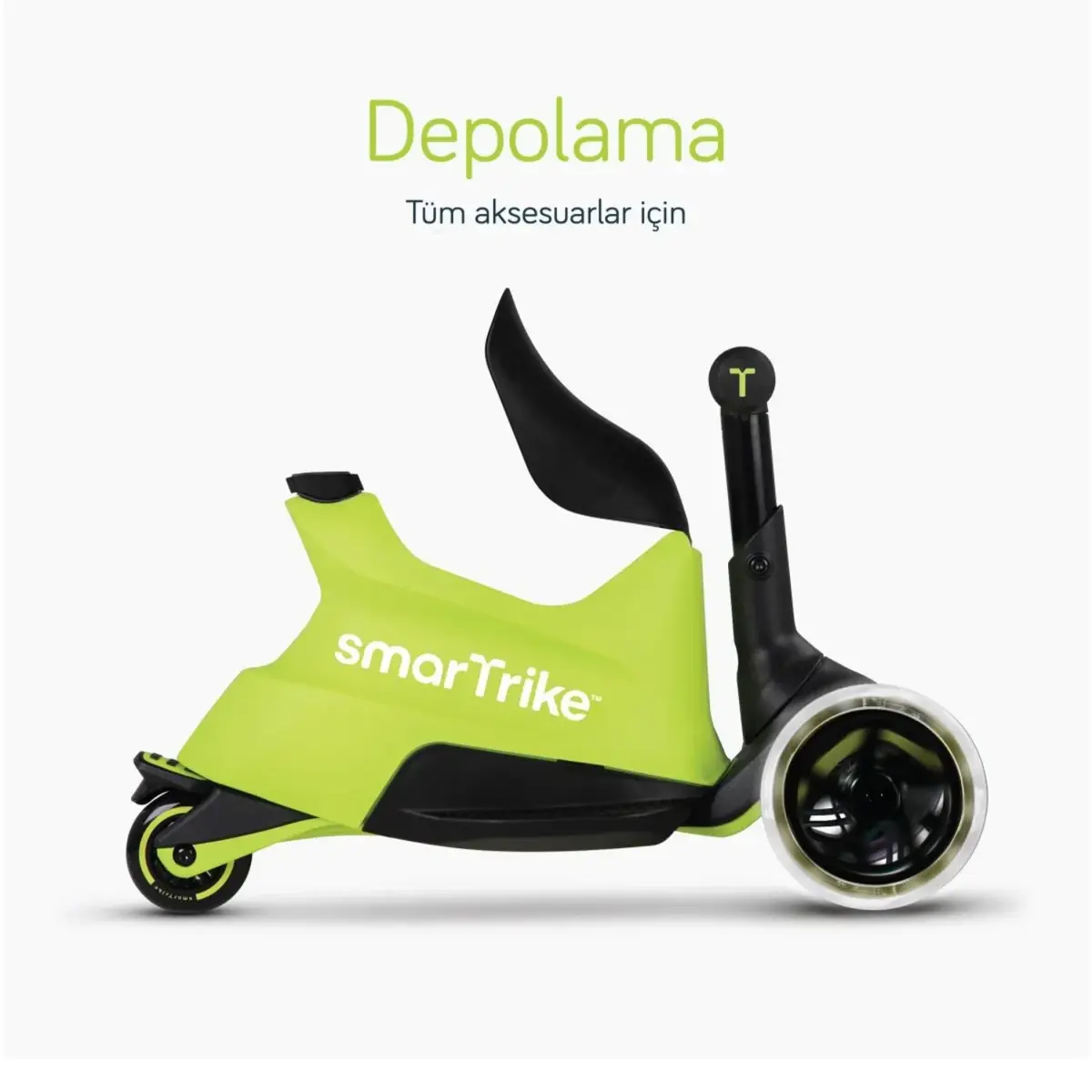 SmarTrike Xtend Büyüyebilen Ride On Scooter - Lime