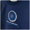 Bebolly Sweartshirt Parçalı Becomes Baskılı Lacivert