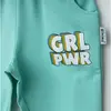 Winimo Eşofman Altı Pwr Girl Baskılı Açık Yeşil