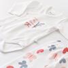 Bibaby Organik Zıbın Takımı Wild Flowers Coral