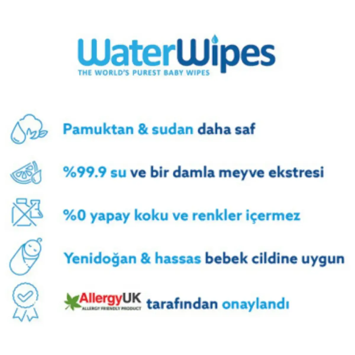 WaterWipes Bio Islak Mendil 4x60lı
