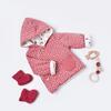 Bibaby Organik Hırka Little Love Rose Dry