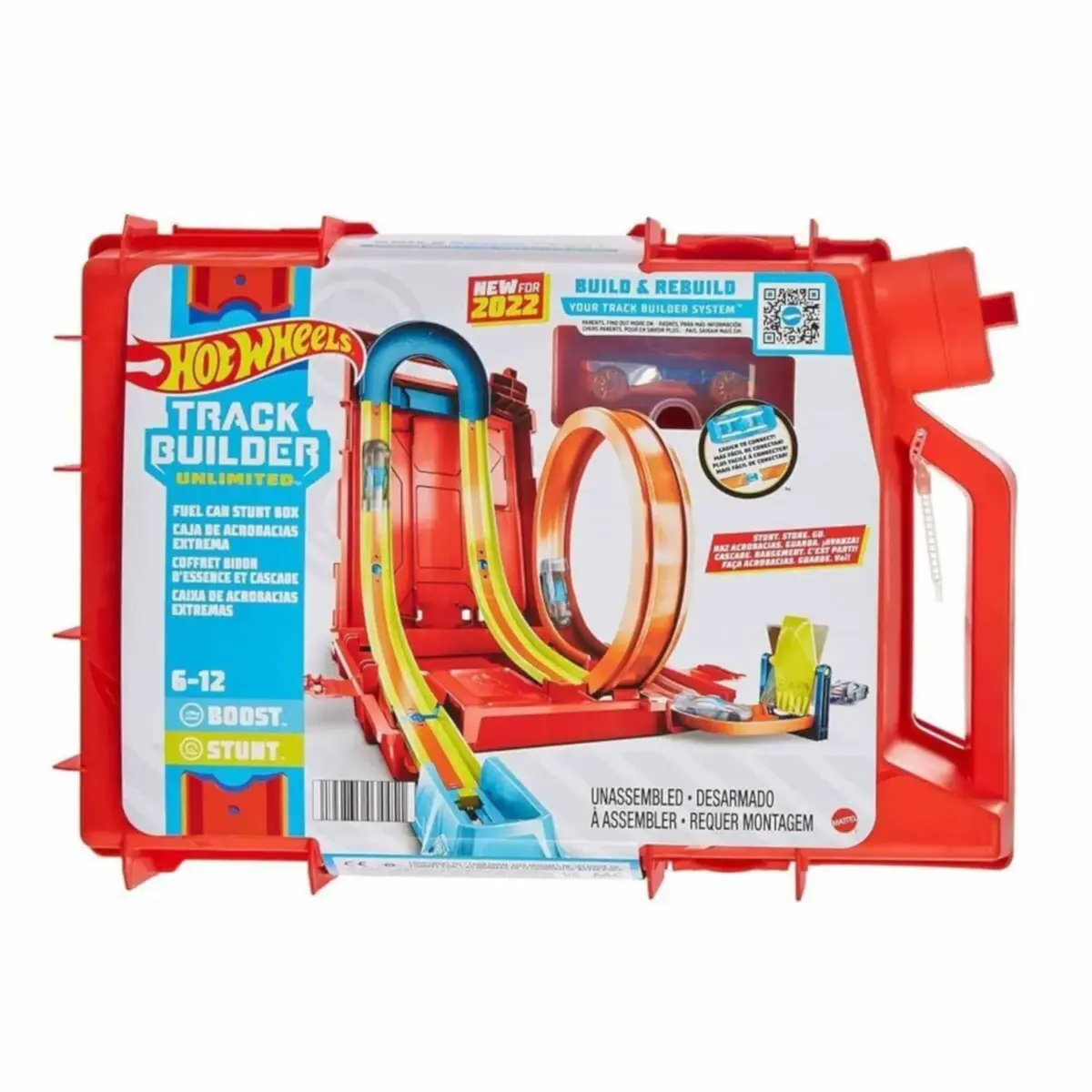 Hot Wheels Track Builder Benzin Bidonu Akrobasi Seti 