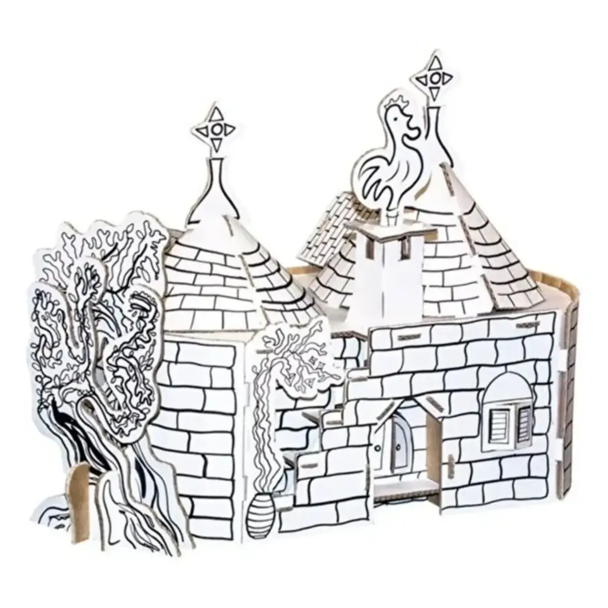 Todo 3D Boyanabiliir Trulli Evleri