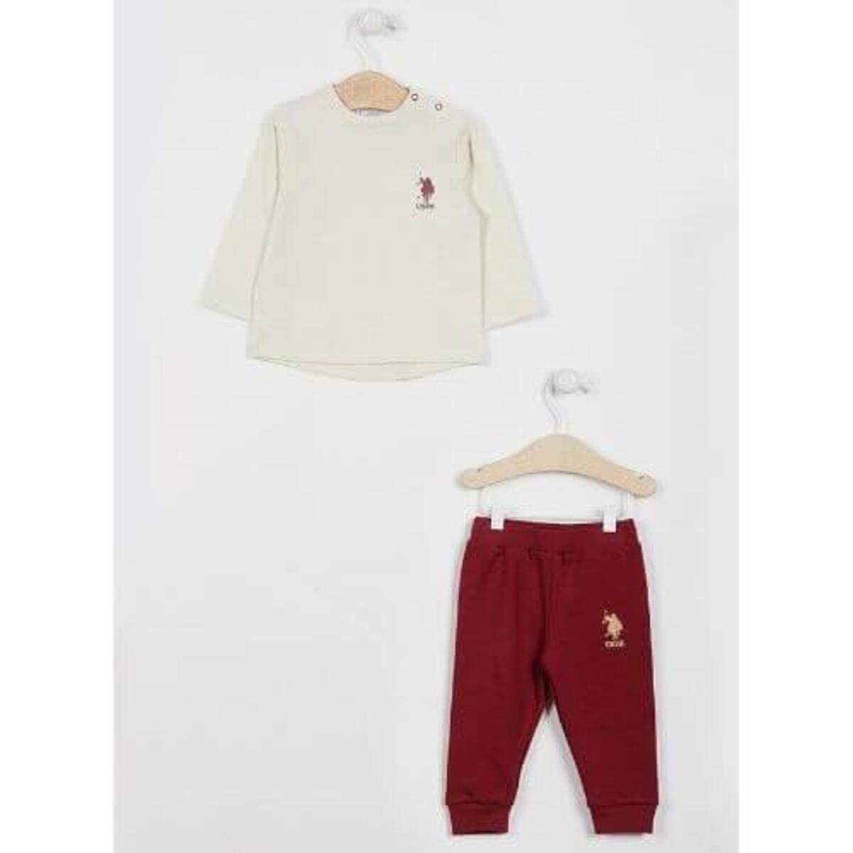 U.S Polo 3lü Takım Bordo