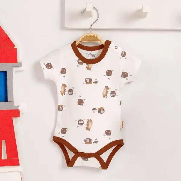 Tiffany Body Kısa Kol Honey Bear