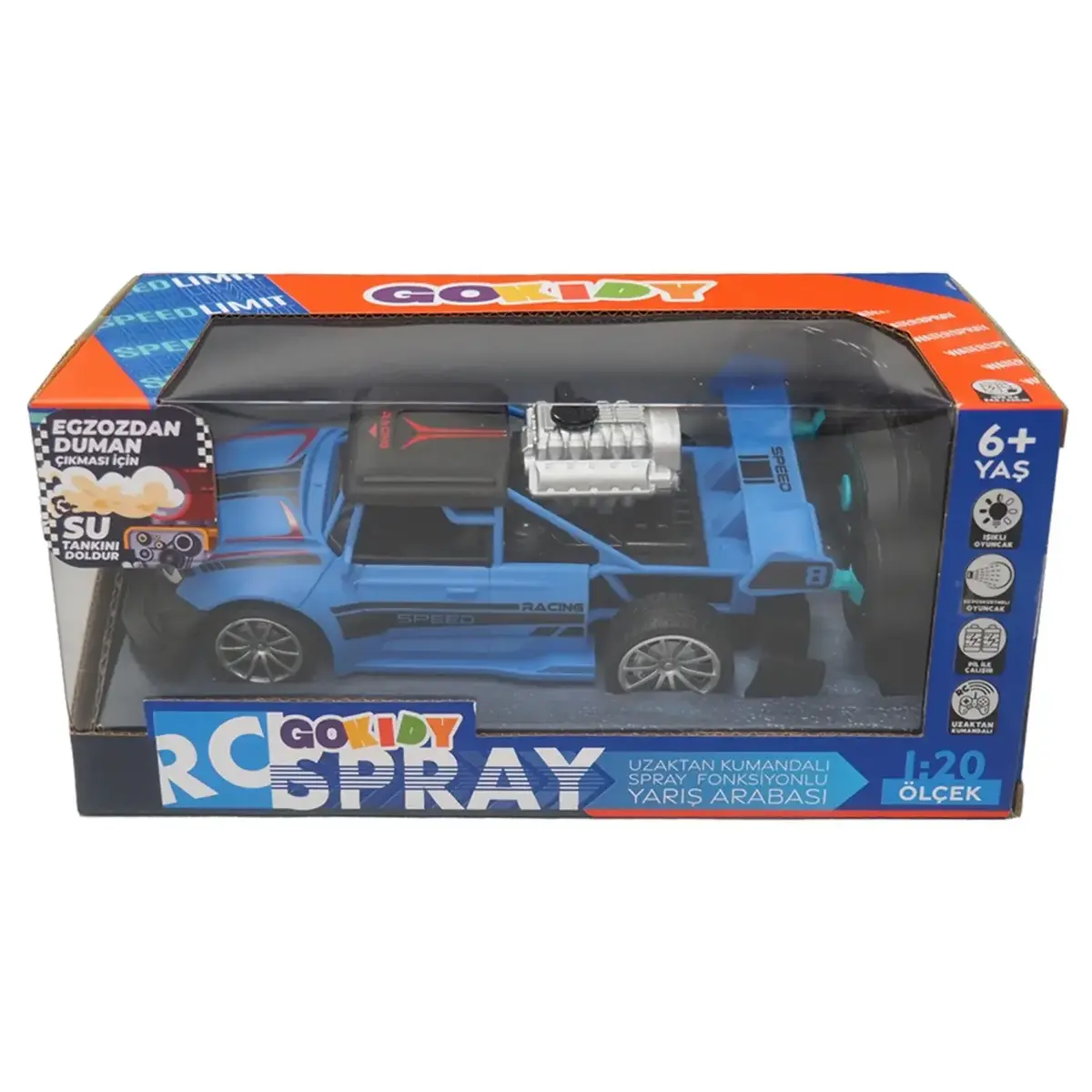 Rc Araba Spray Fonksiyonlu 1/24