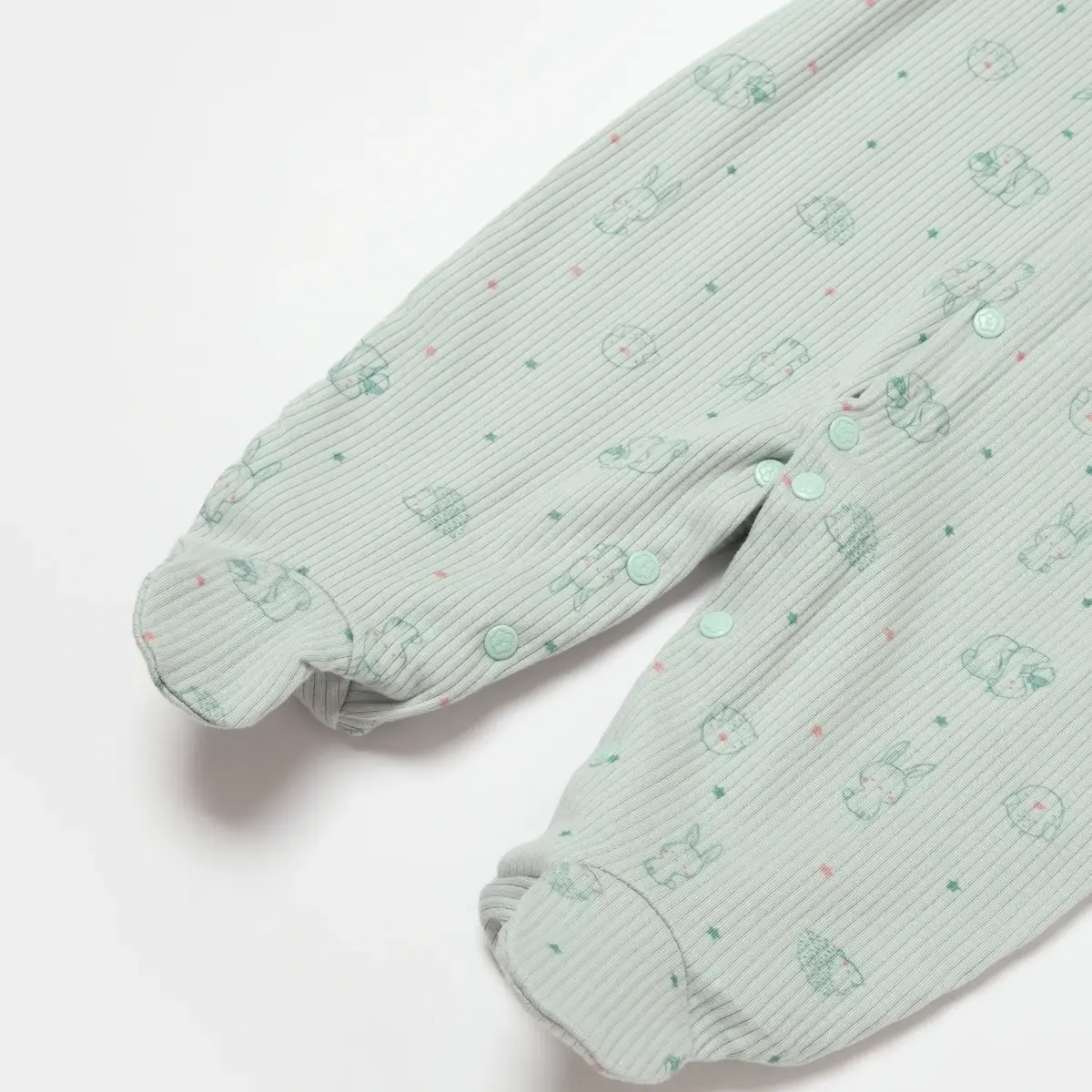 Bibaby Organik Salopet Modal Play With Me Mint - Rose