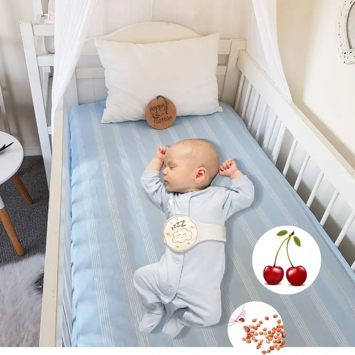 Babyjem Kiraz Çekirdekli Kemer Ekru