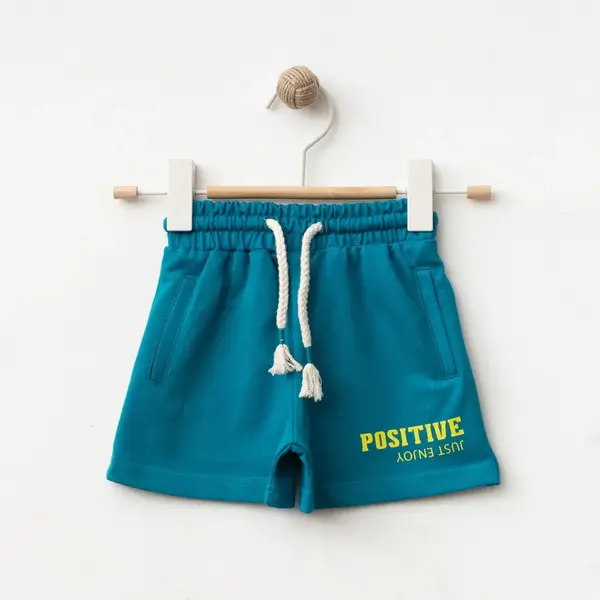 Winimo Şort Positive Baskılı Petrol