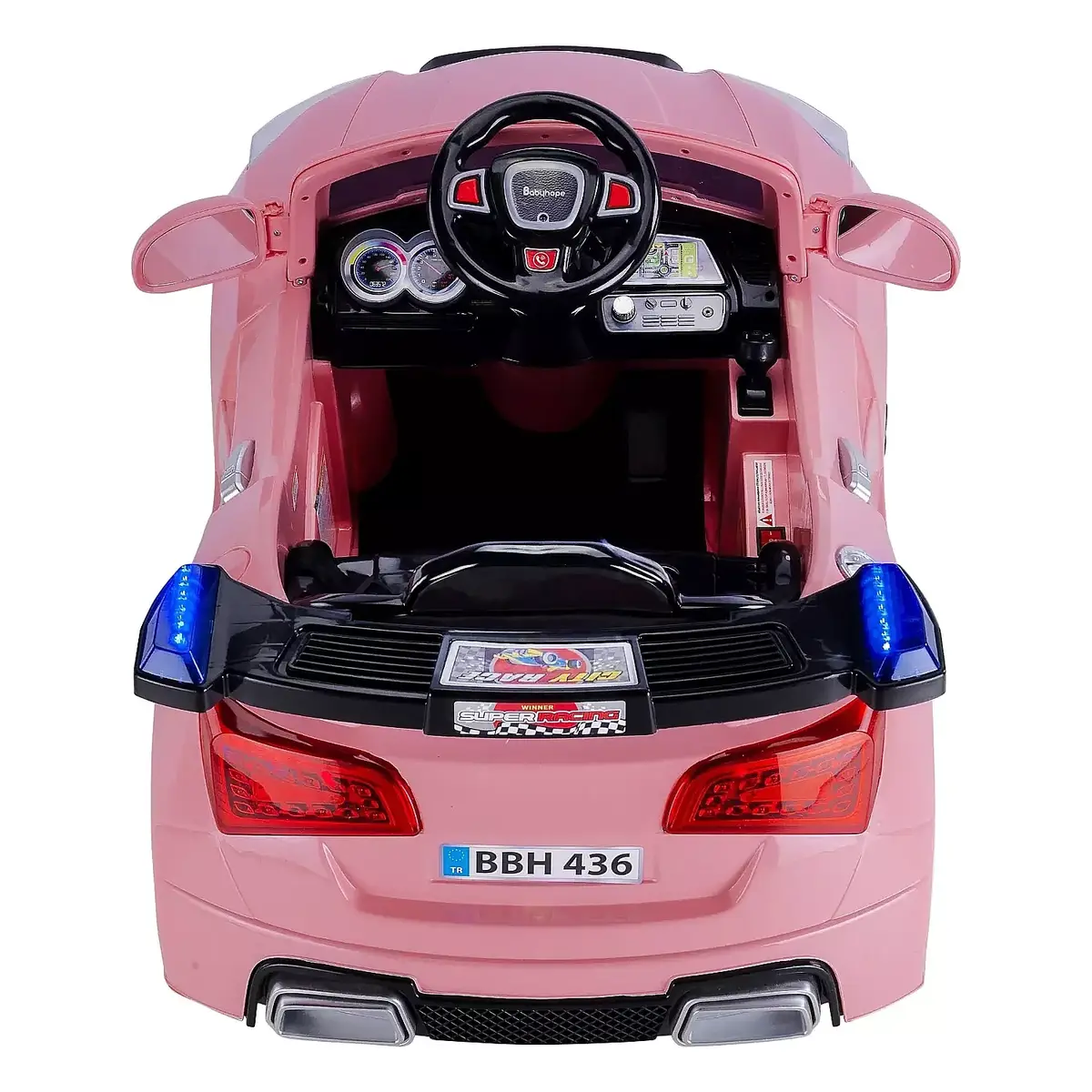 Babyhope 436 Akülü Araba Pastel Pembe