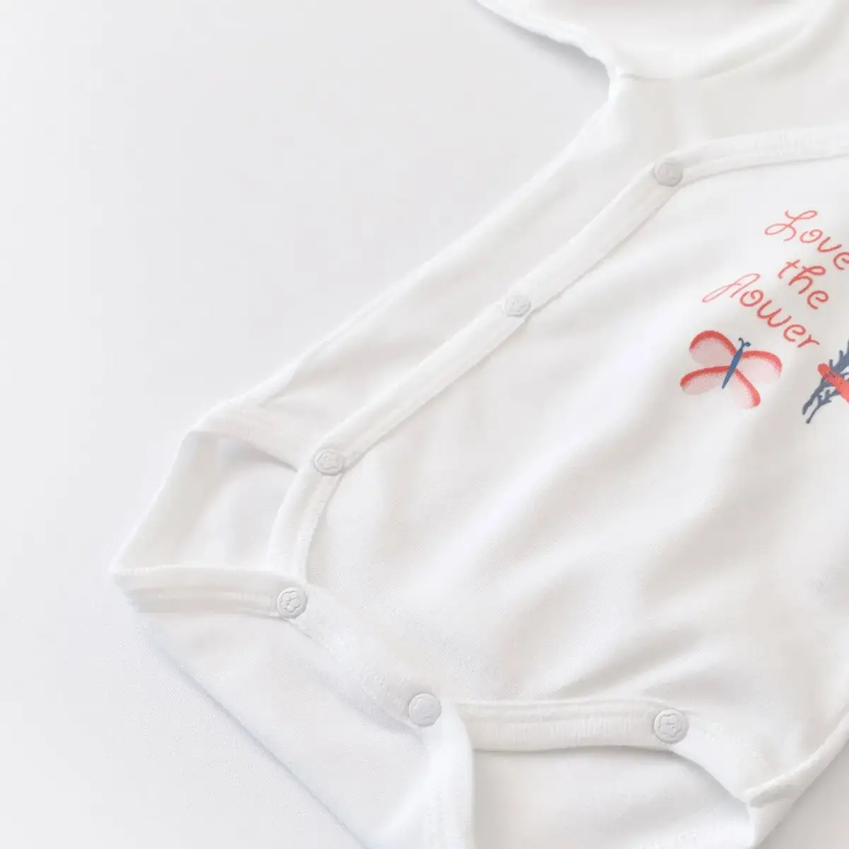 Bibaby Organik Zıbın Takımı Wild Flowers Coral