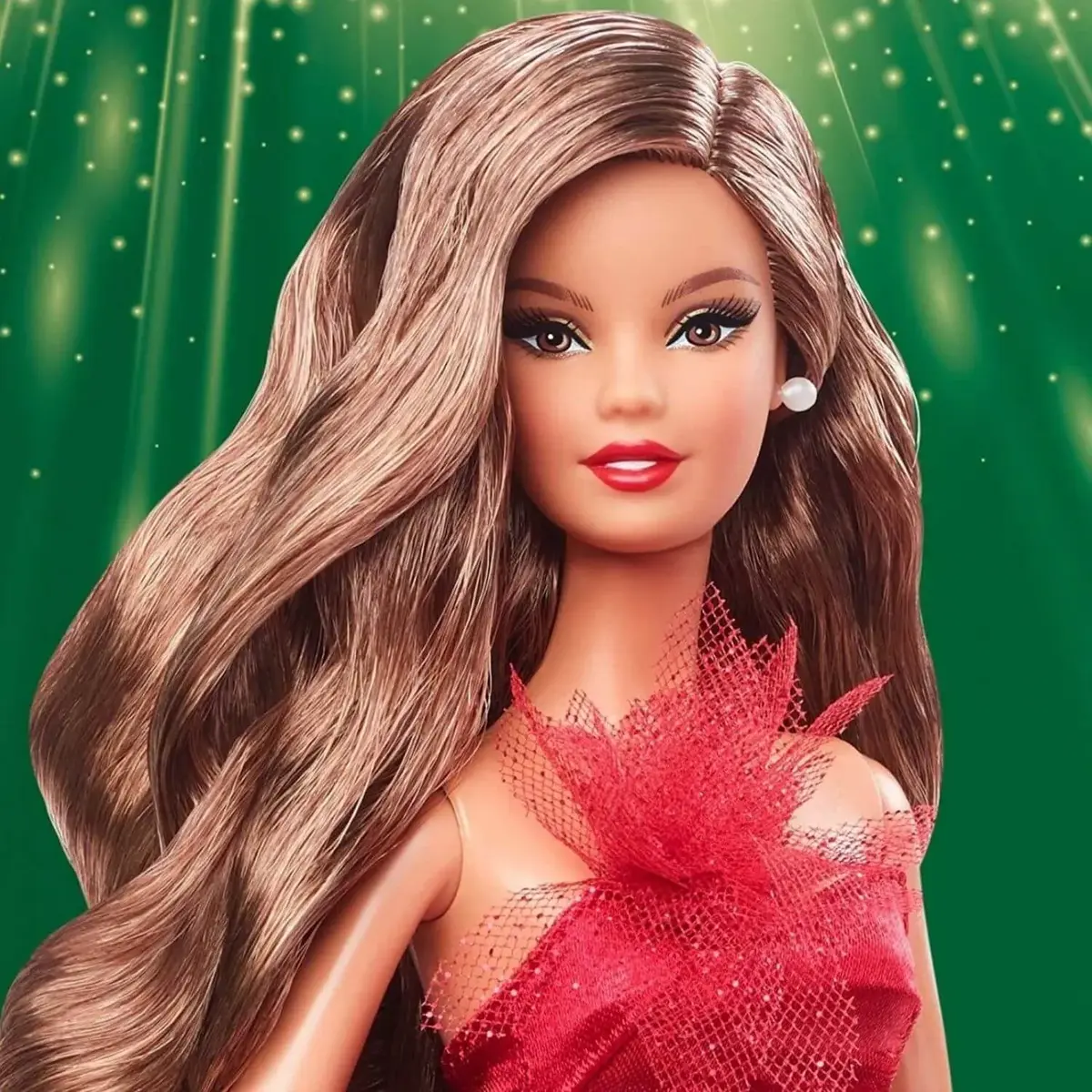 Barbie 2022 Mutlu Yıllar Bebeği Kumral