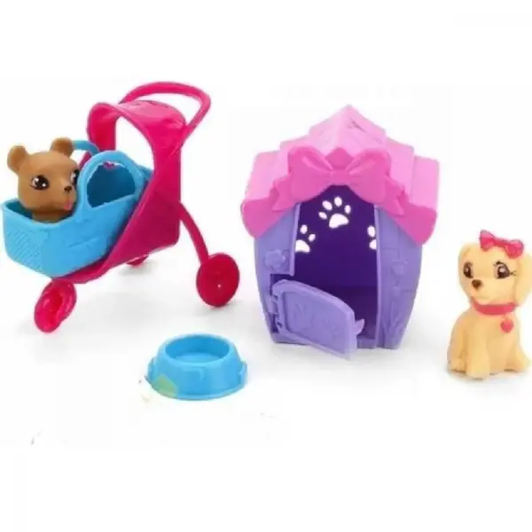 Mini Manken Bebek Barınak Pusetli
