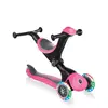 Globber Go Up Deluxe Işıklı Scooter Pembe