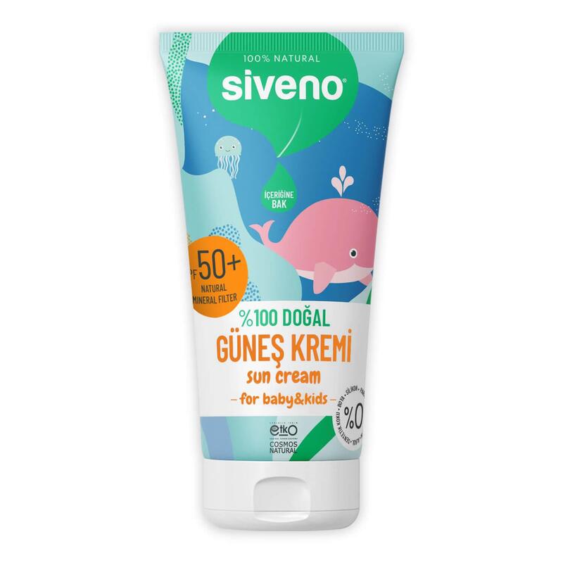 Siveno %100 Doğal Bebekler İçin Güneş Kremi 50 ml