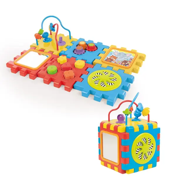 Dolu Eğitici Küp Ve Puzzle 2 in 1