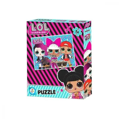 Laço Kids Lol 54 Parça Kutu Puzzle