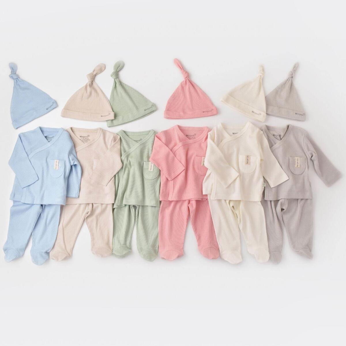 Bibaby Organik Zıbın Takımı 3lü Soft Modal Yeşil