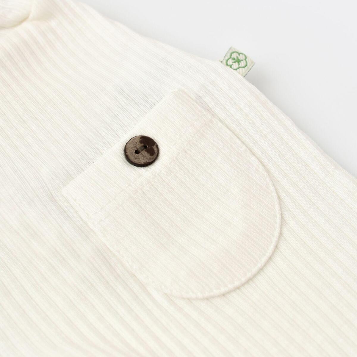 Bibaby Organik Pantolon Patiksiz Soft Modal Ekru