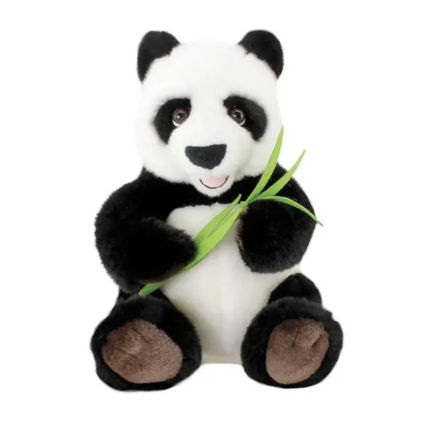 Oturan Bambulu Panda Peluş 30 Cm