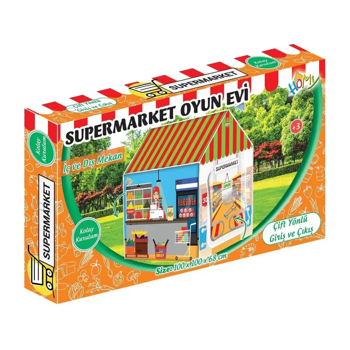Furkan Toys Homy Süpermarket Oyun Evi