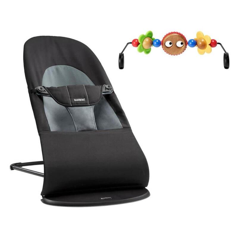 Babybjörn Balance Soft Ana Kucağı Oyuncaklı Black Dark Grey