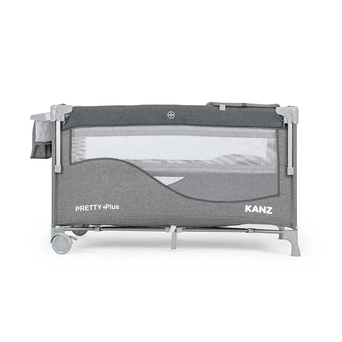 Kanz Pretty Plus Anne Yanı Park Yatak 70x120 cm Füme