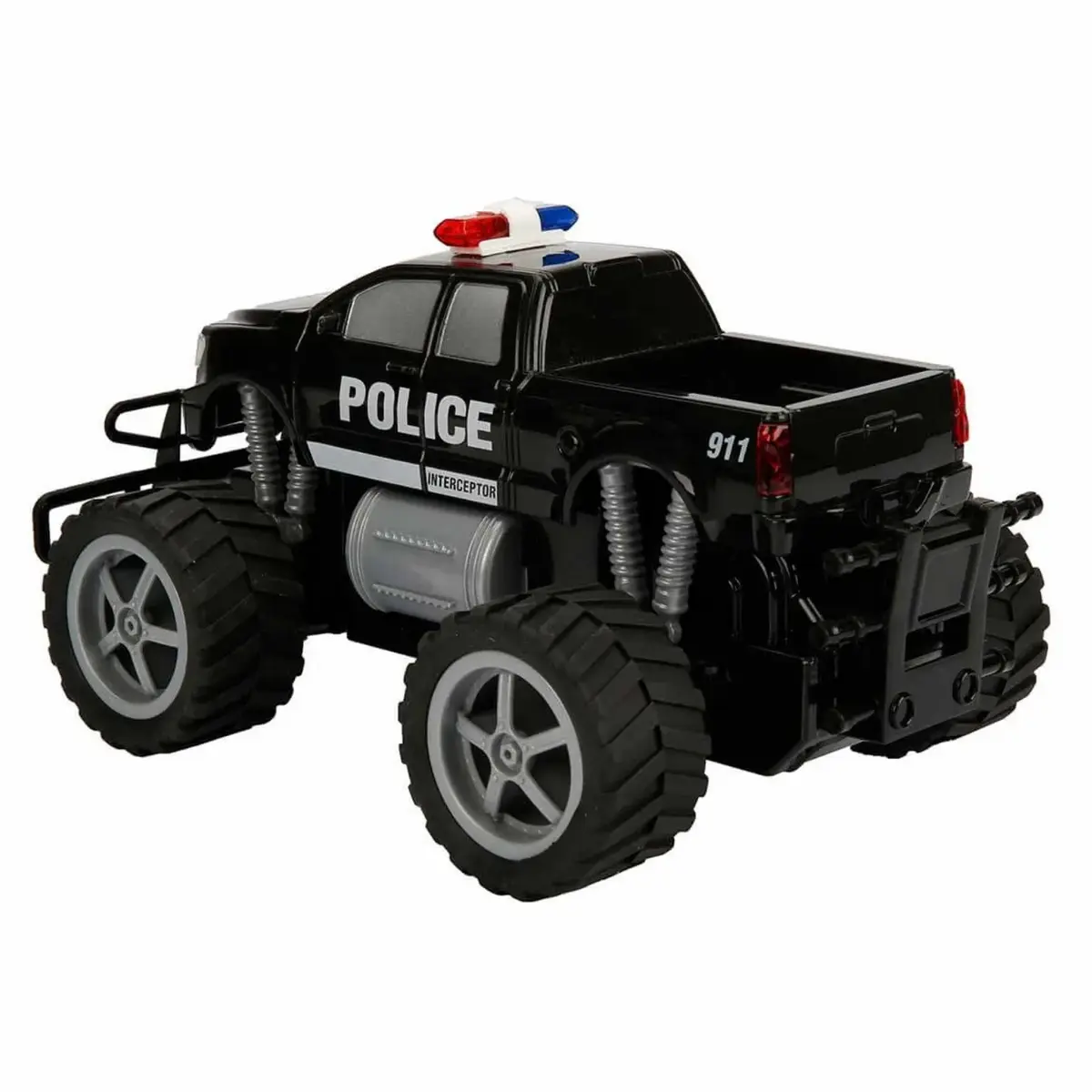 Uzaktan Kumandalı Jumbo Wheels Usb Şarjlı Işıklı Polis Arabası 1:18