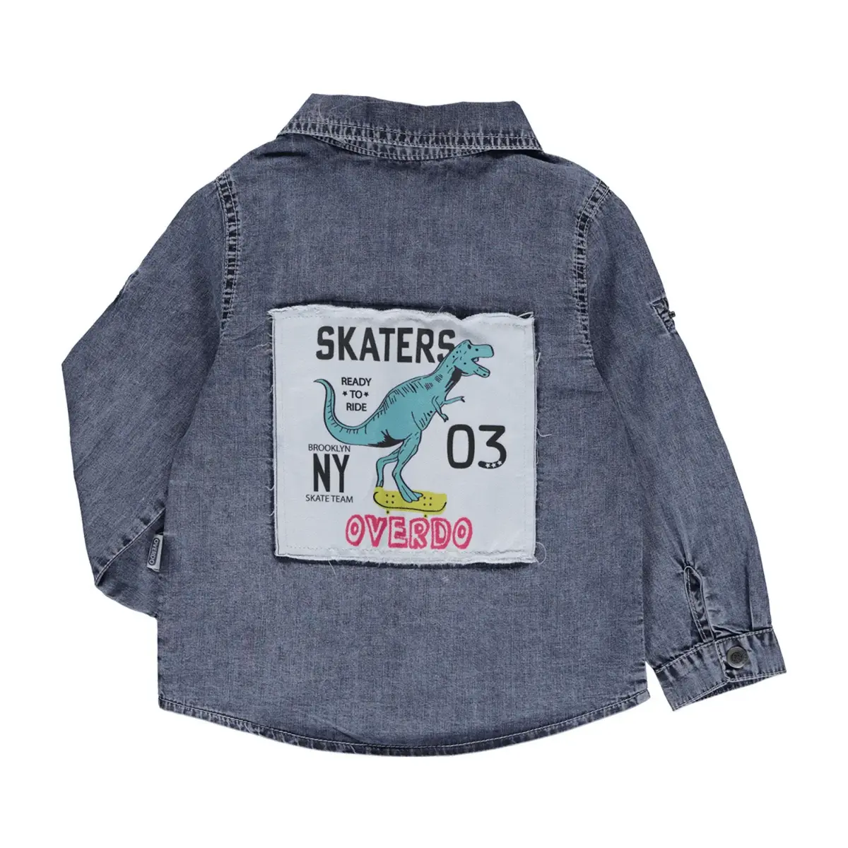 Overdo Gömlek Dinazor Baskılı Kot