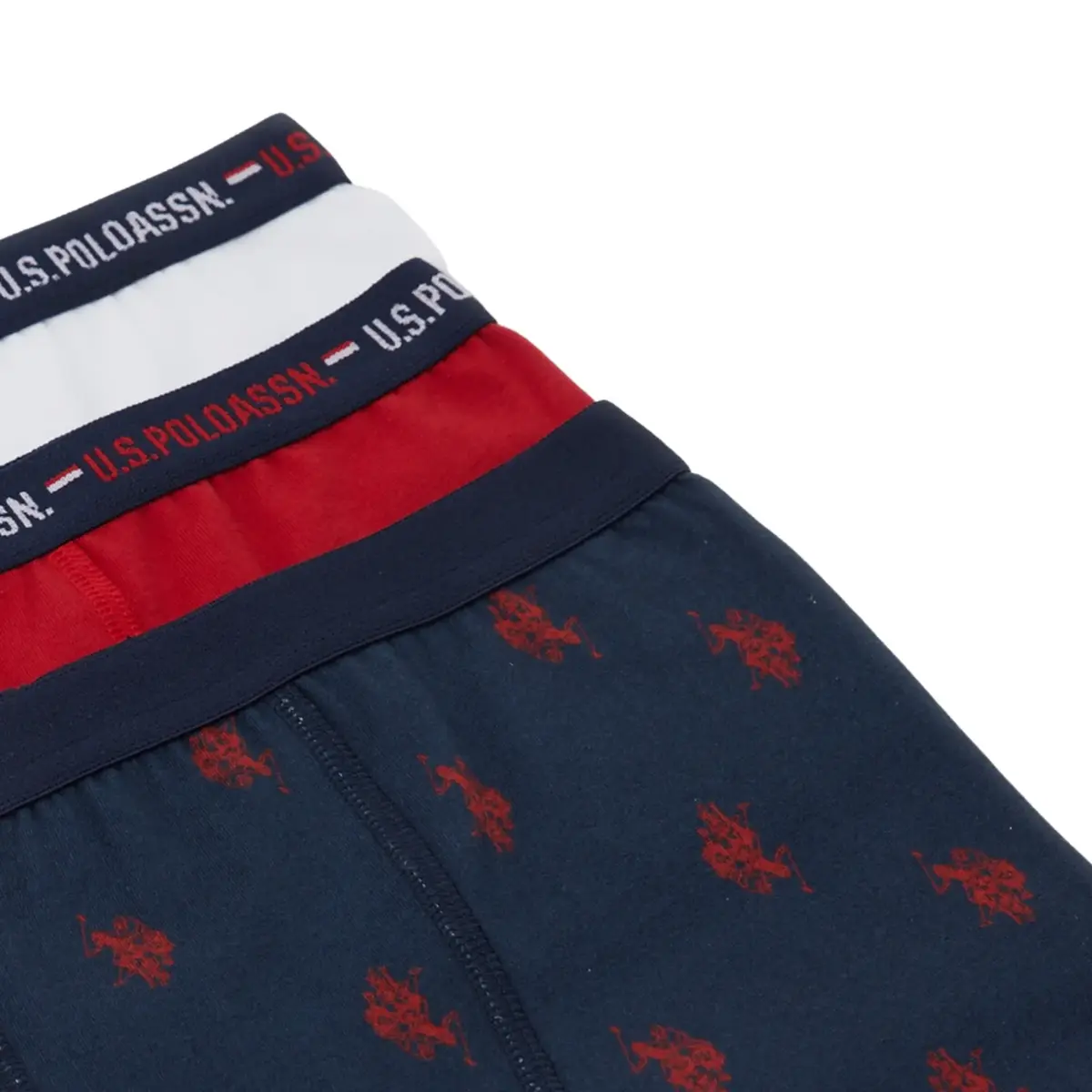 U.S. Polo Boxer 3lü Kırmızı