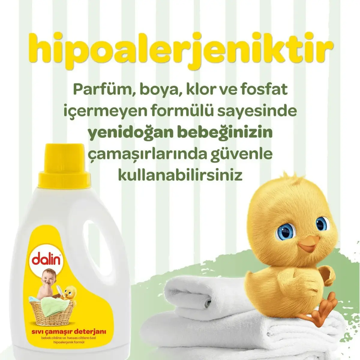 Dalin Sıvı Bebek Çamaşır Deterjanı 1500 ml x 2 Adet