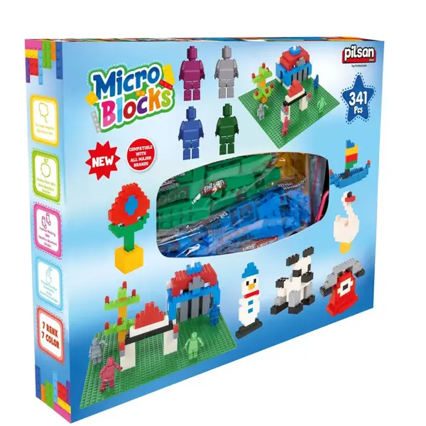Pilsan Akrobat Adamlı Micro Bloklar 341 Parça