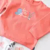 Bibaby Organik Pijama Takımı Wild Flowers Coral