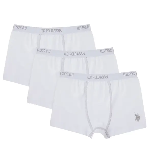 U.S. Polo Boxer 3lü Beyaz 