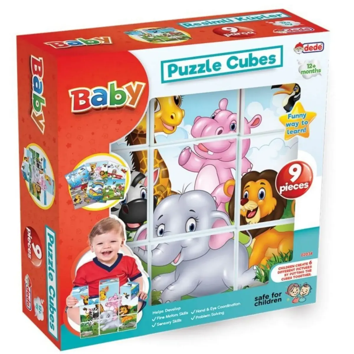 Fen Toys Aklımda Resimli Küpler 9lu