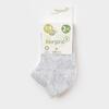 Bibaby Organik Çorap Soket 2li Summer Gri -Ekru