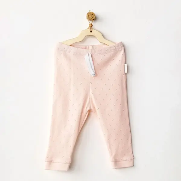 Andy Wawa Pantolon Jacquard Basic Pembe