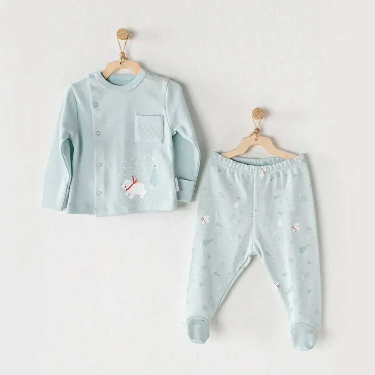 Andy Wawa Zıbın Takımı Little Polar Bear Mint