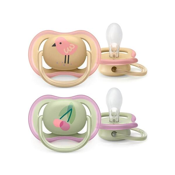 Philips Avent SCF085/13 Ultra Air Silikon Emzik 2li 0-6 Ay Kız